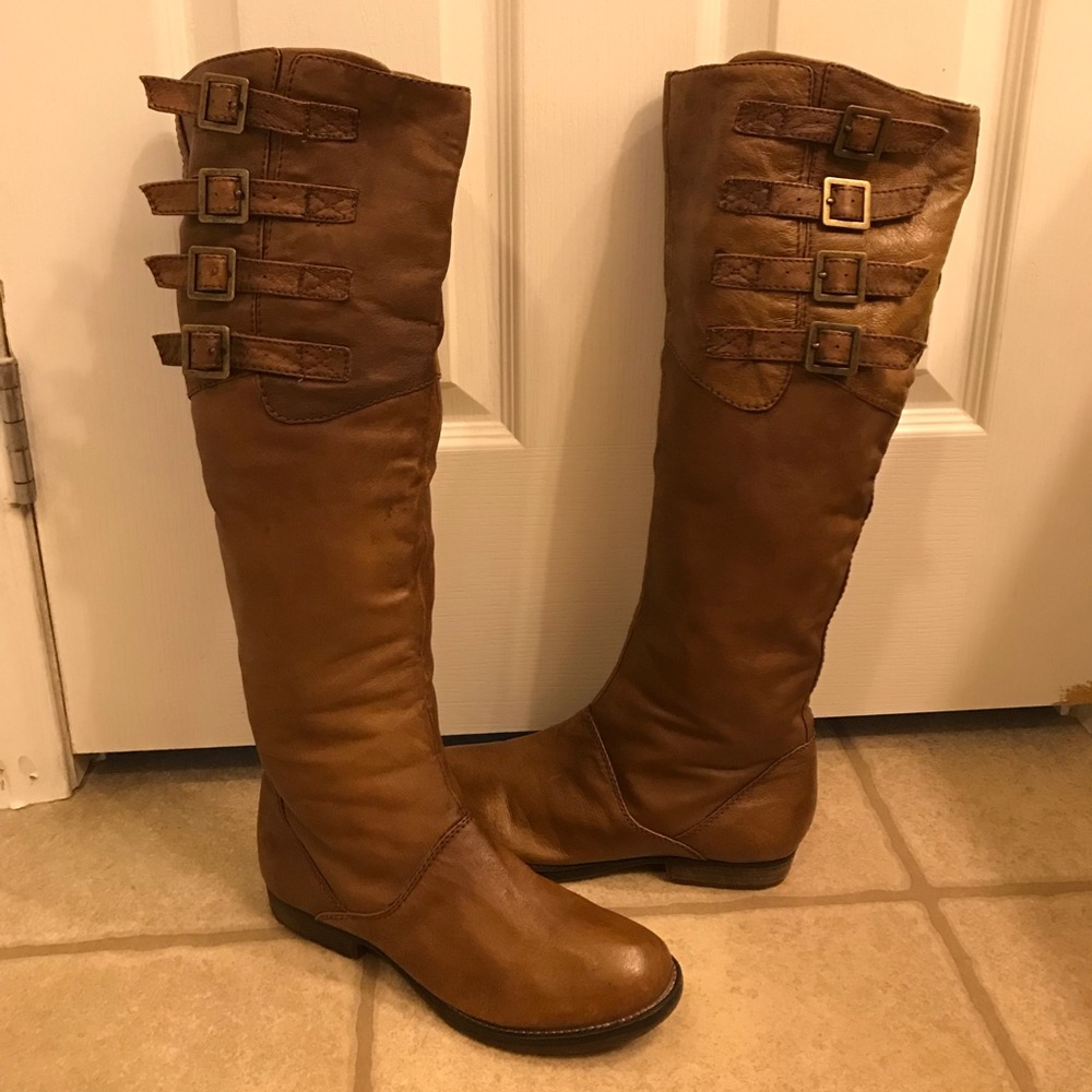 Steve Madden Miidori leather knee boots